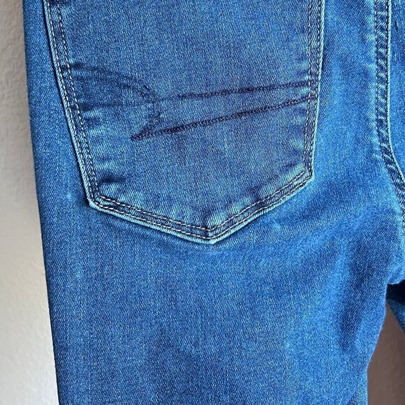 American Eagle High Rise Jegging Jeans Womens 2 Short Medium Wash Stretch Skinny - Picture 8 of 8